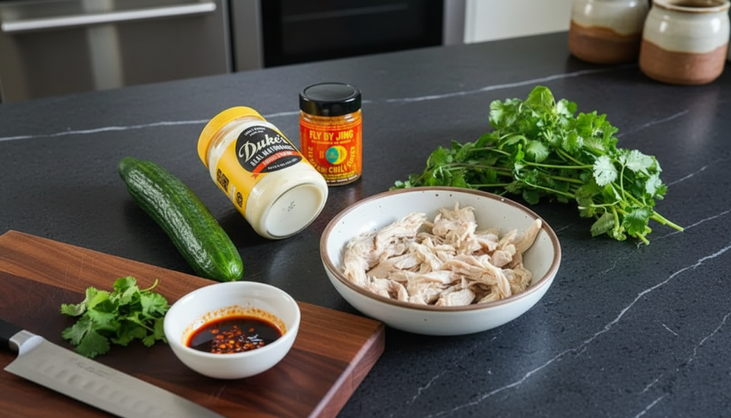 The 4-Ingredient Chili Crisp Chicken Salad You'll Want to Make on Repeat