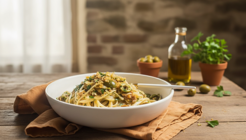 Lemony Sardine Pasta