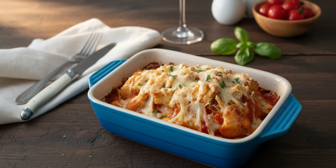 Easy Chicken Parm for One