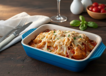 Easy Chicken Parm for One