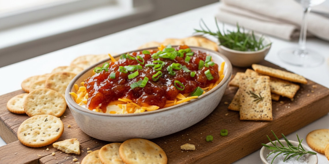 My Grandma's 5-Minute Cream Cheese Dip Has a Secret Ingredient Straight From the '70s